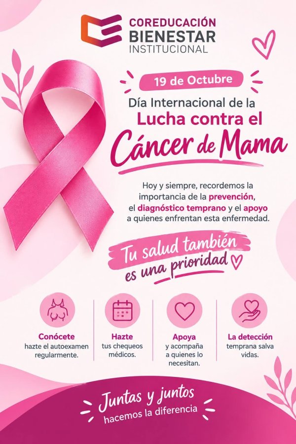 🎀💗 19 de octubre Día Internacional de la Lucha contra el Cáncer de Mama💗🎀